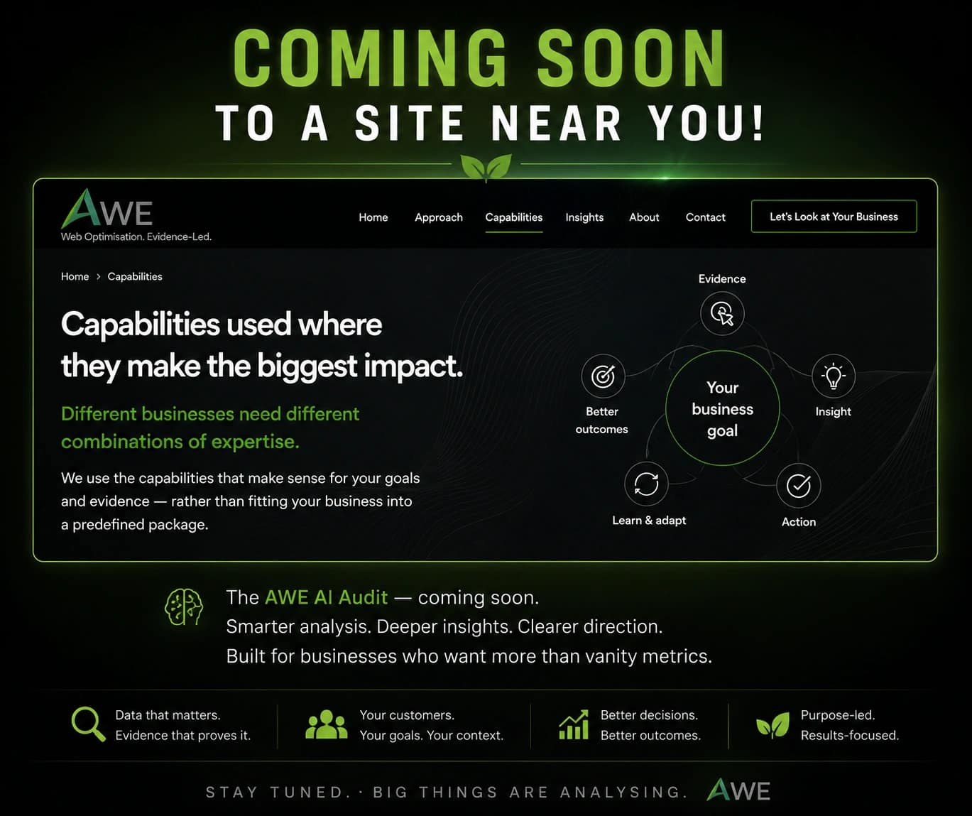 AWE Web Optimisation Coming Soon