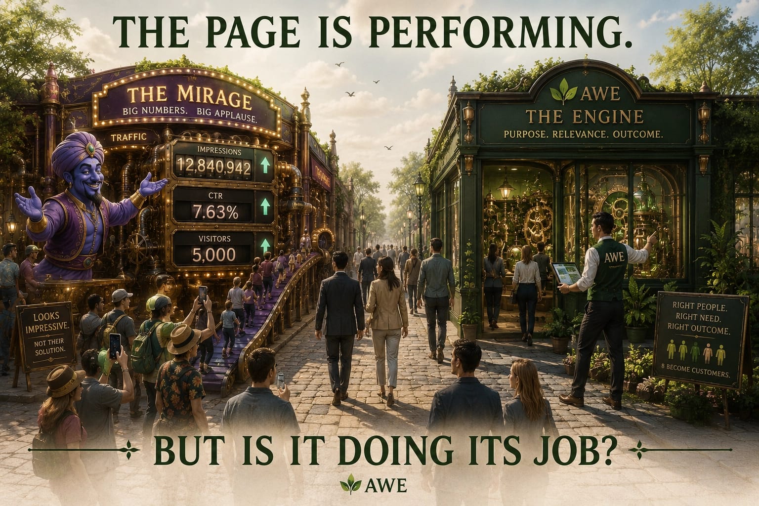 Is an optimised page doing its job? AWE.Consulting